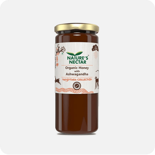 Organic Honey with Ashwagandha 325g | Natures Nectar