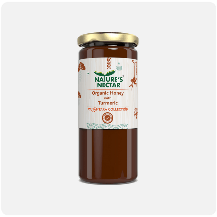 Organic Honey with Turmeric 325g | Natures Nectar